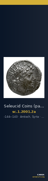 Seleucid Coins (part 2) 2001.2a — CANOA