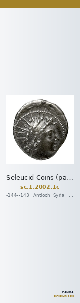 Seleucid Coins (part 2) 2002.1c — CANOA