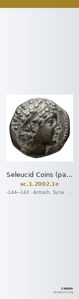 Seleucid Coins (part 2) 2002.1e — CANOA