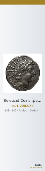Seleucid Coins (part 2) 2002.2e — CANOA