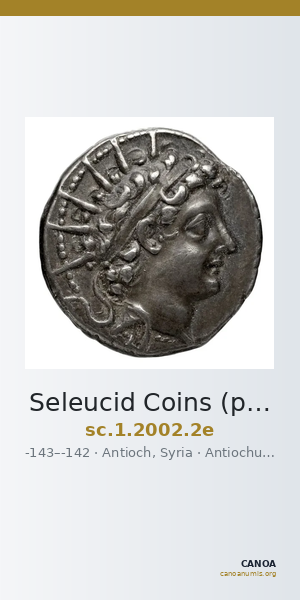 Seleucid Coins (part 2) 2002.2e — CANOA