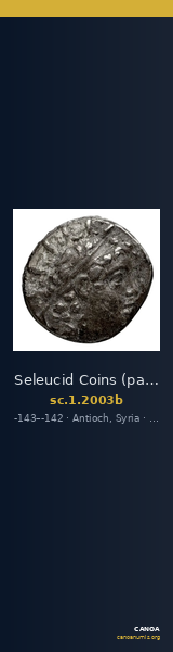 Seleucid Coins (part 2) 2003b — CANOA