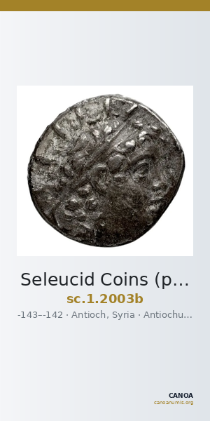 Seleucid Coins (part 2) 2003b — CANOA
