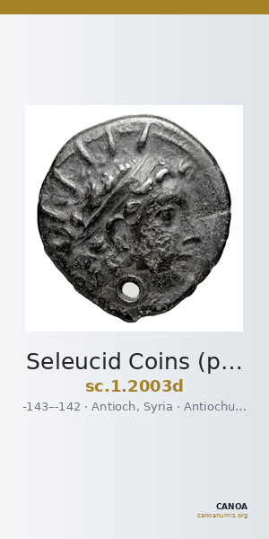 Seleucid Coins (part 2) 2003d — CANOA