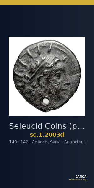 Seleucid Coins (part 2) 2003d — CANOA