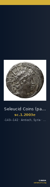 Seleucid Coins (part 2) 2003e — CANOA
