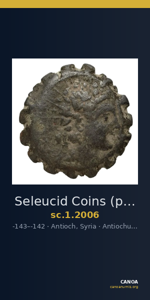 Seleucid Coins (part 2) 2006 — CANOA