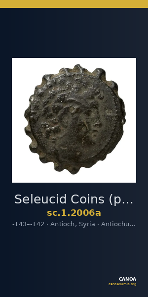 Seleucid Coins (part 2) 2006a — CANOA