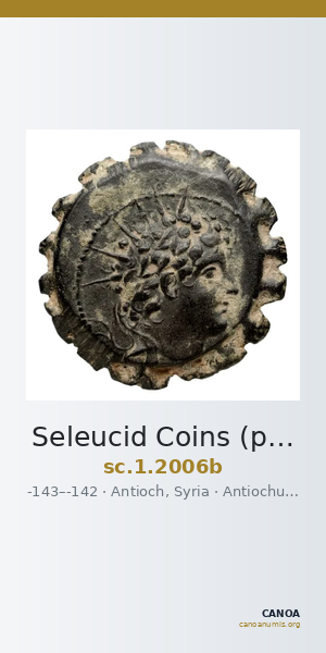 Seleucid Coins (part 2) 2006b — CANOA