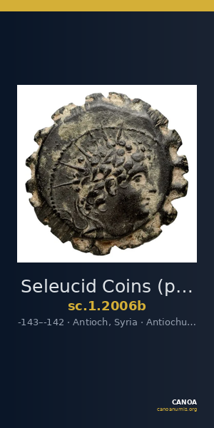 Seleucid Coins (part 2) 2006b — CANOA