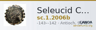 Seleucid Coins (part 2) 2006b — CANOA