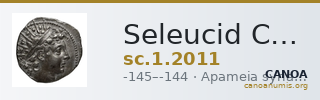 Seleucid Coins (part 2) 2011 — CANOA