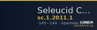 Seleucid Coins (part 2) 2011.1 — CANOA