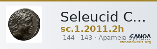 Seleucid Coins (part 2) 2011.2h — CANOA