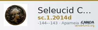 Seleucid Coins (part 2) 2014d — CANOA