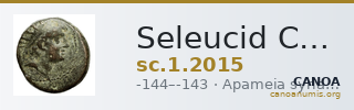 Seleucid Coins (part 2) 2015 — CANOA