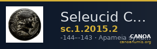 Seleucid Coins (part 2) 2015.2 — CANOA