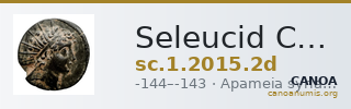 Seleucid Coins (part 2) 2015.2d — CANOA