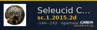Seleucid Coins (part 2) 2015.2d — CANOA