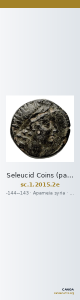 Seleucid Coins (part 2) 2015.2e — CANOA