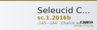 Seleucid Coins (part 2) 2016b — CANOA