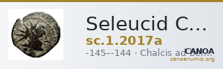 Seleucid Coins (part 2) 2017a — CANOA
