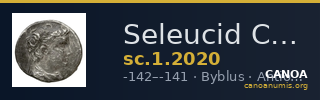 Seleucid Coins (part 2) 2020 — CANOA