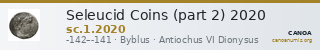 Seleucid Coins (part 2) 2020 — CANOA