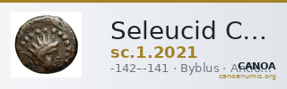 Seleucid Coins (part 2) 2021 — CANOA