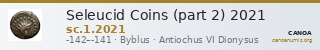 Seleucid Coins (part 2) 2021 — CANOA