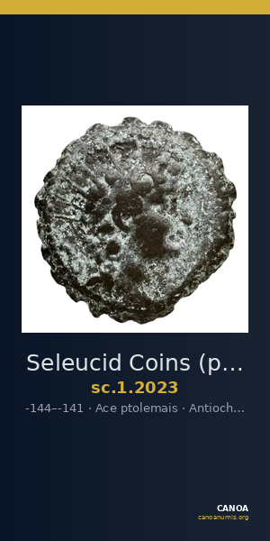 Seleucid Coins (part 2) 2023 — CANOA