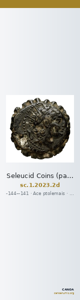 Seleucid Coins (part 2) 2023.2d — CANOA