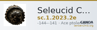 Seleucid Coins (part 2) 2023.2e — CANOA