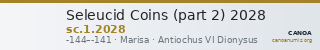 Seleucid Coins (part 2) 2028 — CANOA