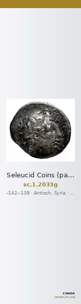 Seleucid Coins (part 2) 2033g — CANOA