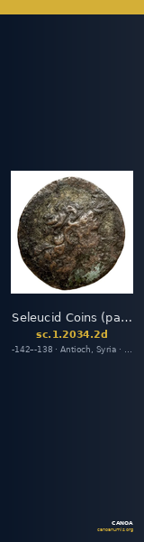 Seleucid Coins (part 2) 2034.2d — CANOA