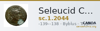 Seleucid Coins (part 2) 2044 — CANOA