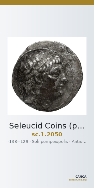 Seleucid Coins (part 2) 2050 — CANOA