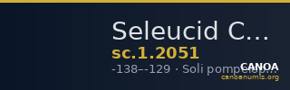 Seleucid Coins (part 2) 2051 — CANOA