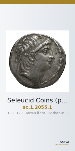 Seleucid Coins (part 2) 2055.1 — CANOA