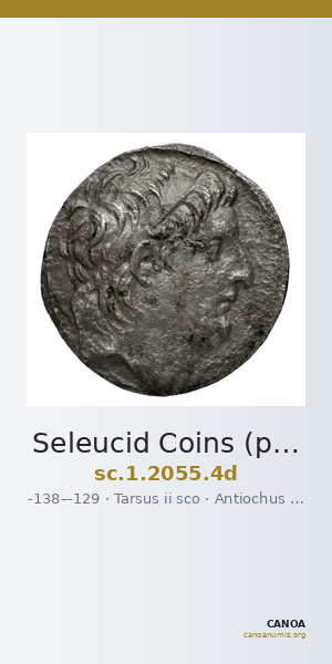 Seleucid Coins (part 2) 2055.4d — CANOA