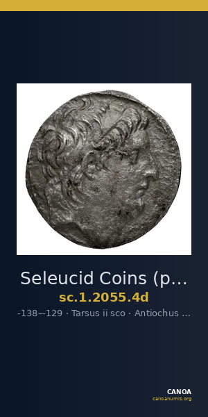 Seleucid Coins (part 2) 2055.4d — CANOA