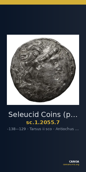 Seleucid Coins (part 2) 2055.7 — CANOA