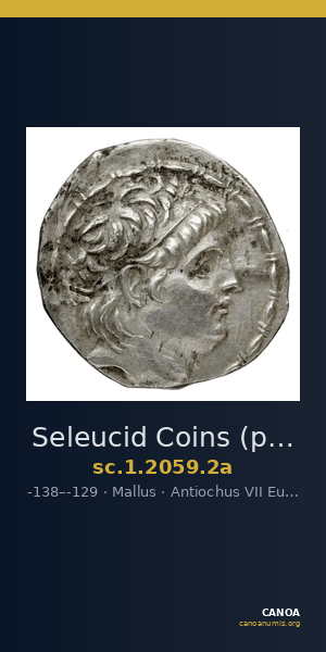 Seleucid Coins (part 2) 2059.2a — CANOA