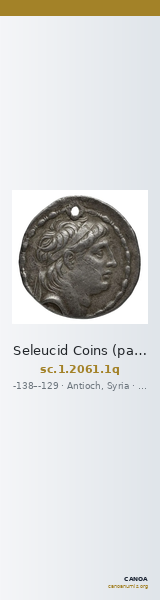 Seleucid Coins (part 2) 2061.1q — CANOA