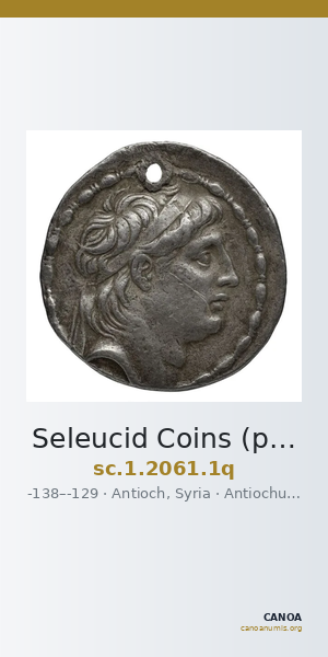 Seleucid Coins (part 2) 2061.1q — CANOA