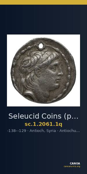 Seleucid Coins (part 2) 2061.1q — CANOA