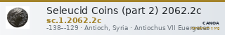 Seleucid Coins (part 2) 2062.2c — CANOA