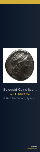 Seleucid Coins (part 2) 2062.2e — CANOA