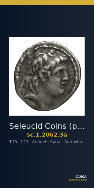 Seleucid Coins (part 2) 2062.3a — CANOA